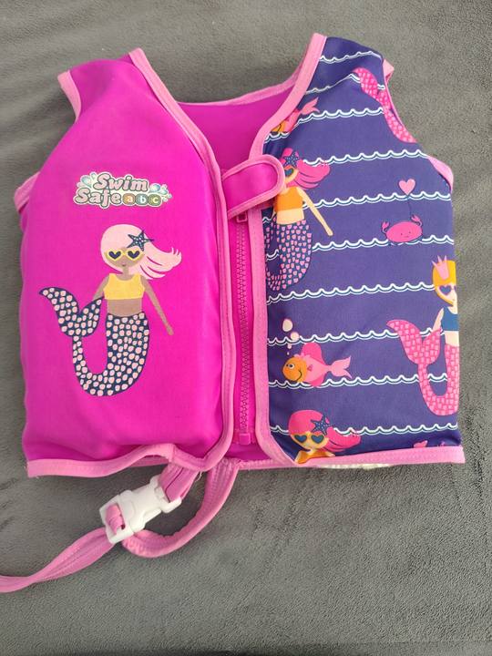 Foto de Colete flutuador infantil Swim Safe, estampa de sereia