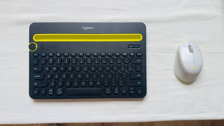 Foto de Kit teclado Logitech K480 e mouse sem fio