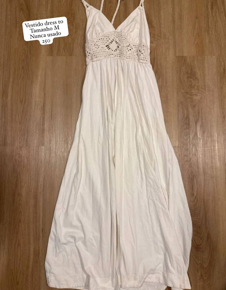 Foto de Vestido longo Dress To branco, tamanho M